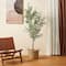 Glitzhome&#xAE; 6ft. Potted Faux Olive Tree